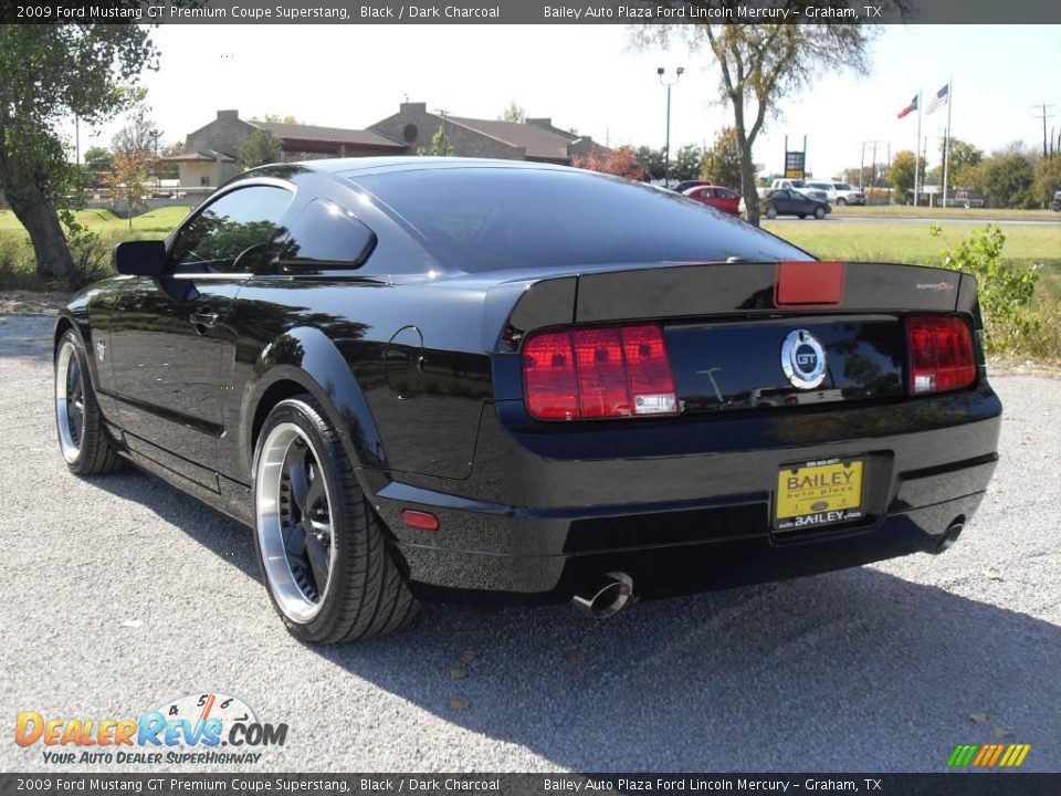 2009 Ford Mustang GT Premium Coupe Superstang Black / Dark Charcoal Photo #5