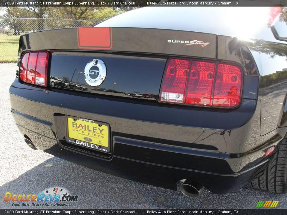 2009 Ford Mustang GT Premium Coupe Superstang Black / Dark Charcoal Photo #9