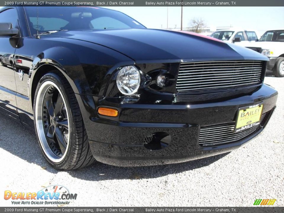 2009 Ford Mustang GT Premium Coupe Superstang Black / Dark Charcoal Photo #10