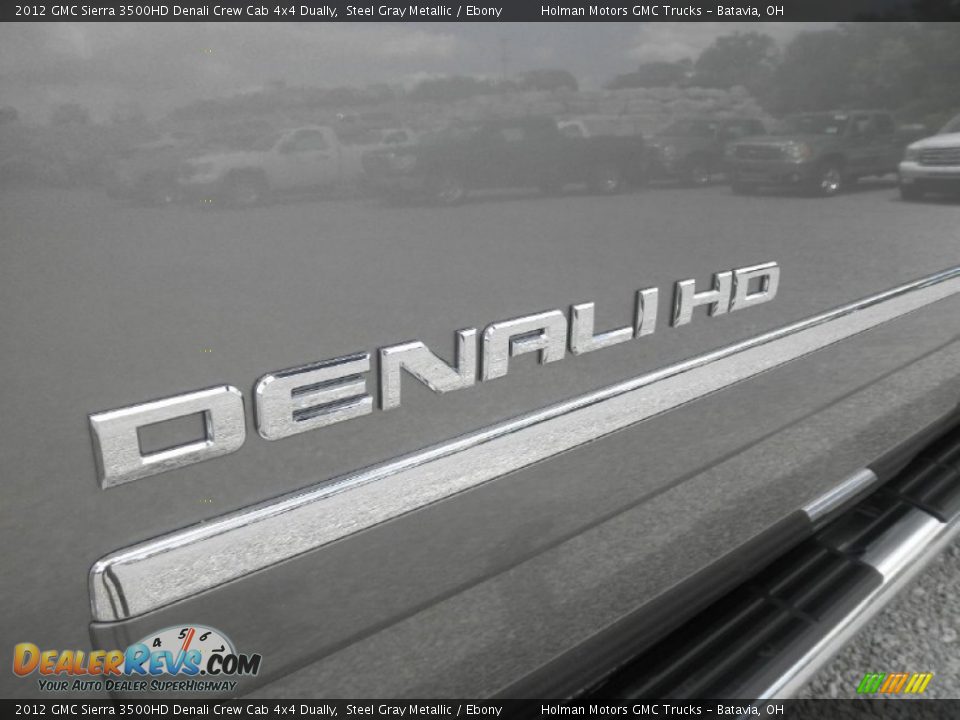 2012 GMC Sierra 3500HD Denali Crew Cab 4x4 Dually Steel Gray Metallic / Ebony Photo #6