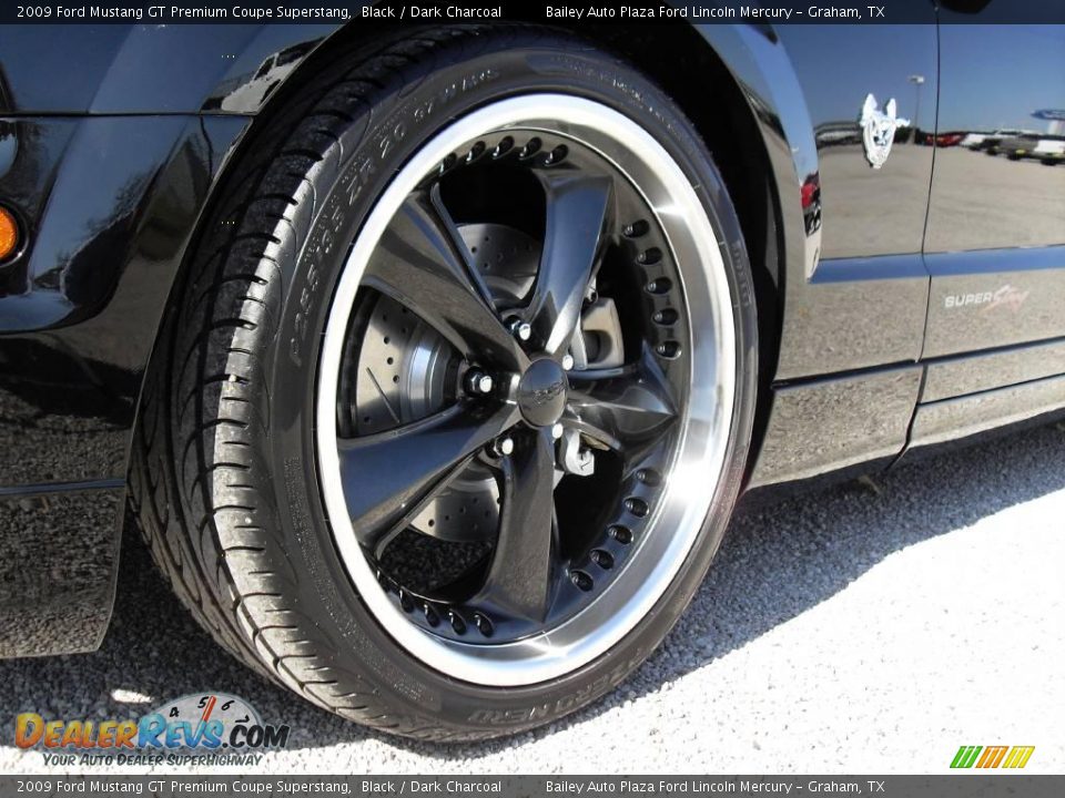 2009 Ford Mustang GT Premium Coupe Superstang Black / Dark Charcoal Photo #12