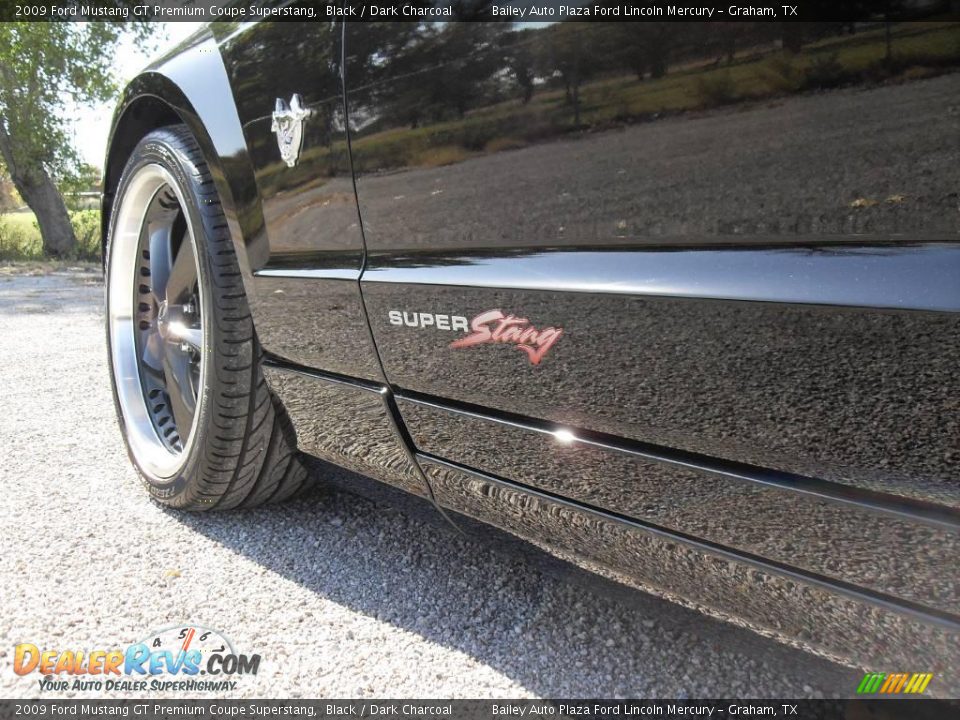 2009 Ford Mustang GT Premium Coupe Superstang Black / Dark Charcoal Photo #13