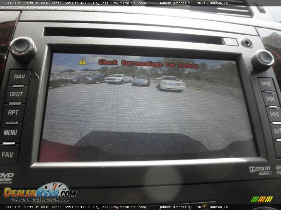 2012 GMC Sierra 3500HD Denali Crew Cab 4x4 Dually Steel Gray Metallic / Ebony Photo #9