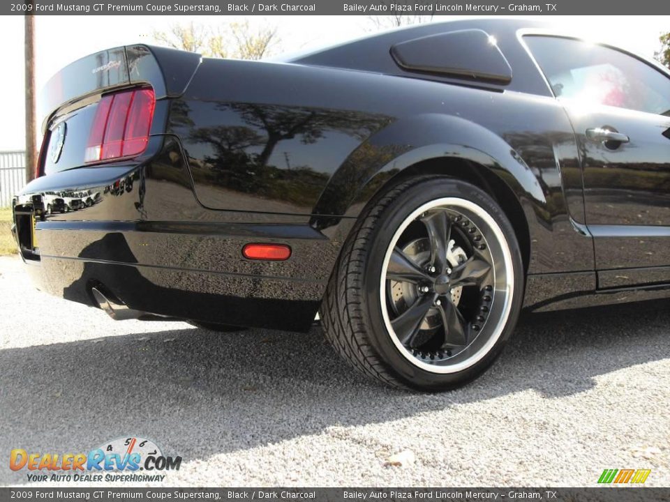 2009 Ford Mustang GT Premium Coupe Superstang Black / Dark Charcoal Photo #14