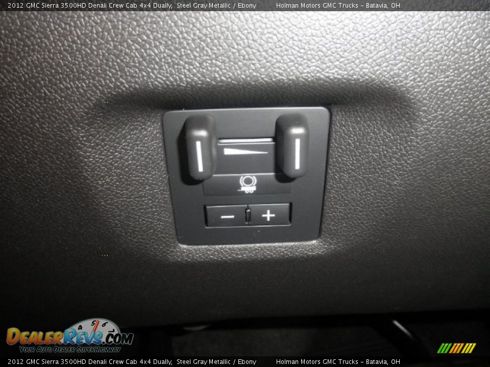 2012 GMC Sierra 3500HD Denali Crew Cab 4x4 Dually Steel Gray Metallic / Ebony Photo #13