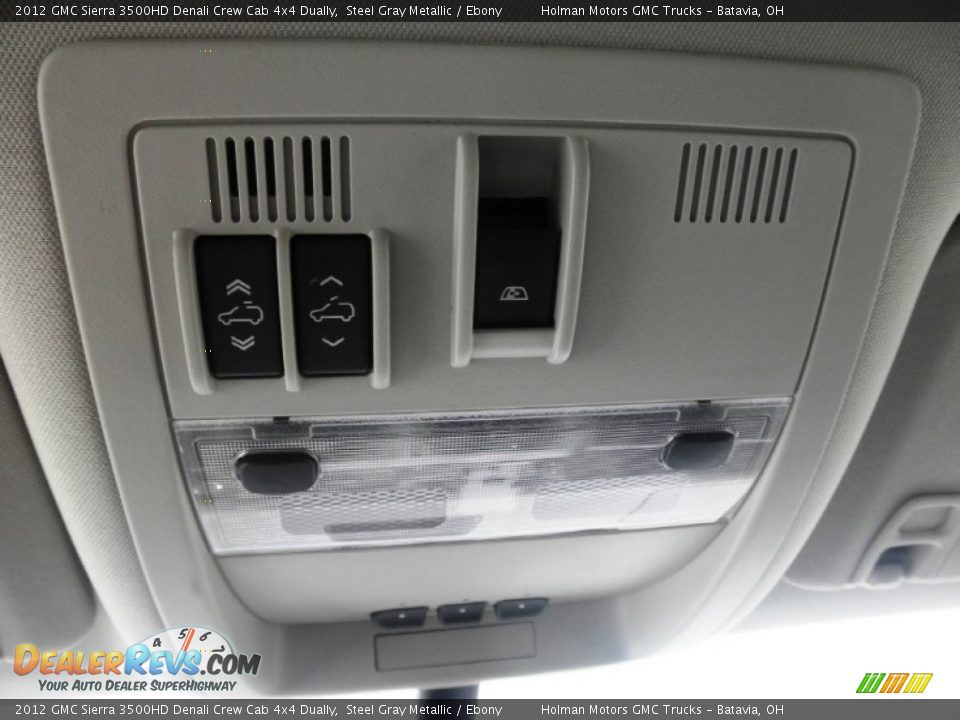 2012 GMC Sierra 3500HD Denali Crew Cab 4x4 Dually Steel Gray Metallic / Ebony Photo #14