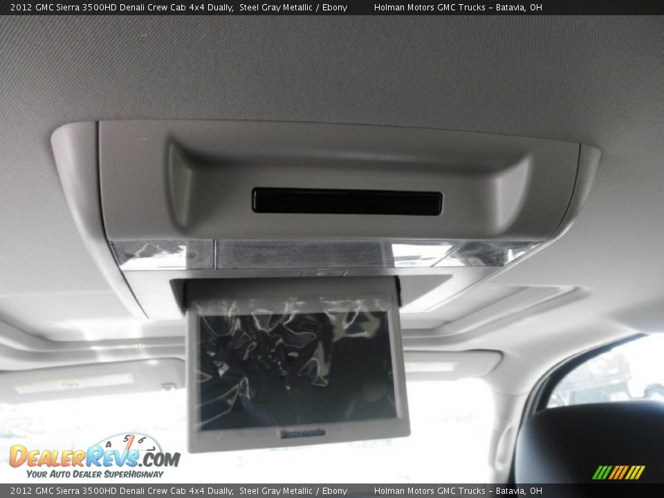 2012 GMC Sierra 3500HD Denali Crew Cab 4x4 Dually Steel Gray Metallic / Ebony Photo #17