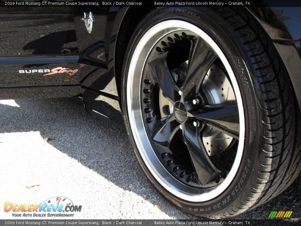 2009 Ford Mustang GT Premium Coupe Superstang Black / Dark Charcoal Photo #21