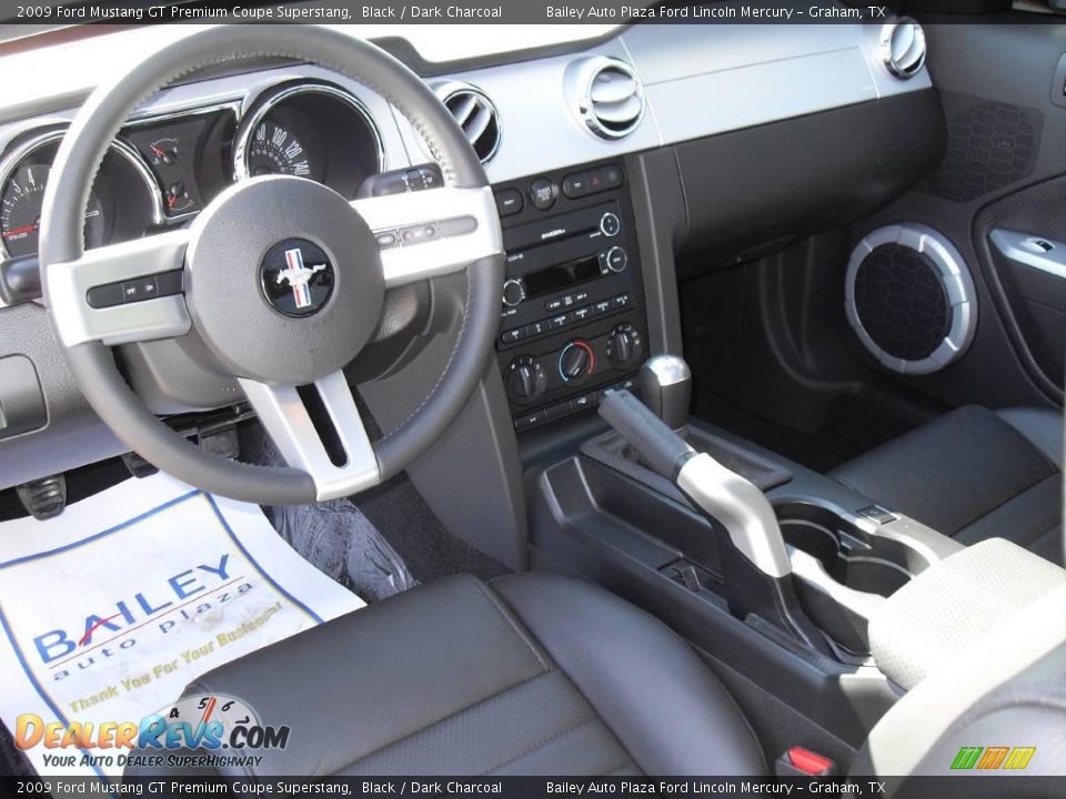 2009 Ford Mustang GT Premium Coupe Superstang Black / Dark Charcoal Photo #26