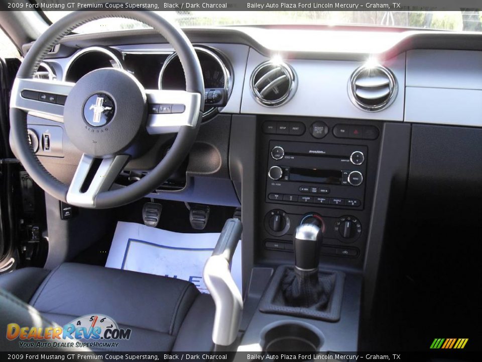 2009 Ford Mustang GT Premium Coupe Superstang Black / Dark Charcoal Photo #28