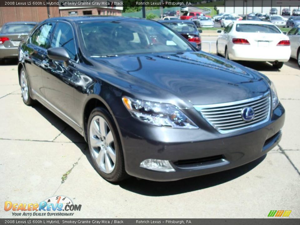 2008 Lexus LS 600h L Hybrid Smokey Granite Gray Mica / Black Photo #5