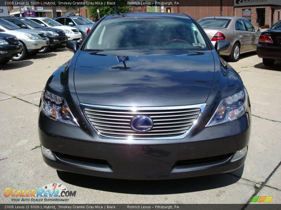 2008 Lexus LS 600h L Hybrid Smokey Granite Gray Mica / Black Photo #6