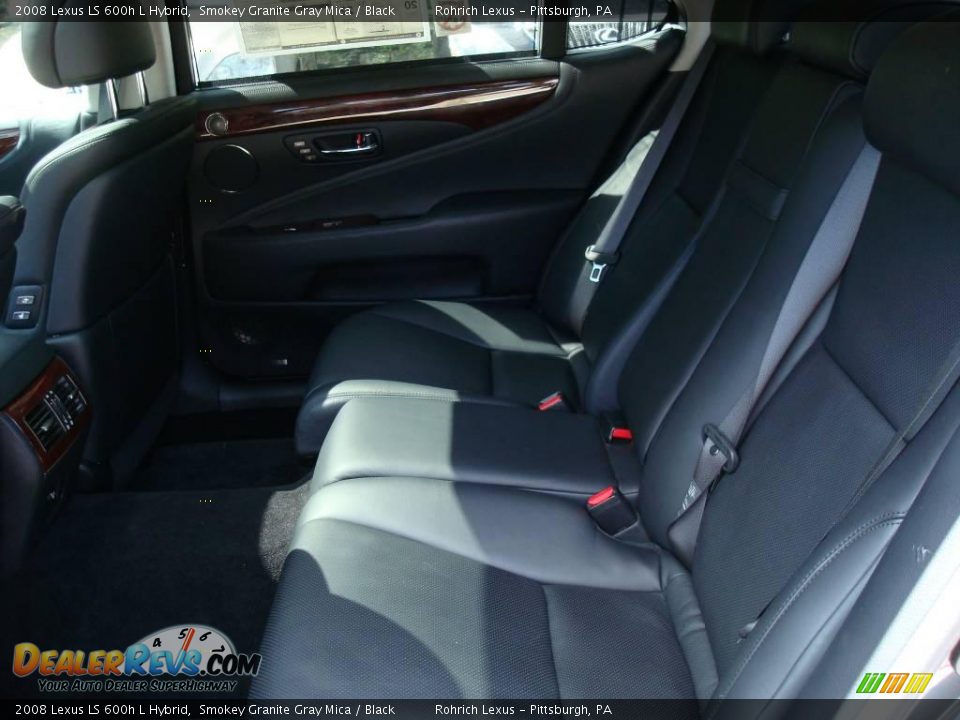 2008 Lexus LS 600h L Hybrid Smokey Granite Gray Mica / Black Photo #9