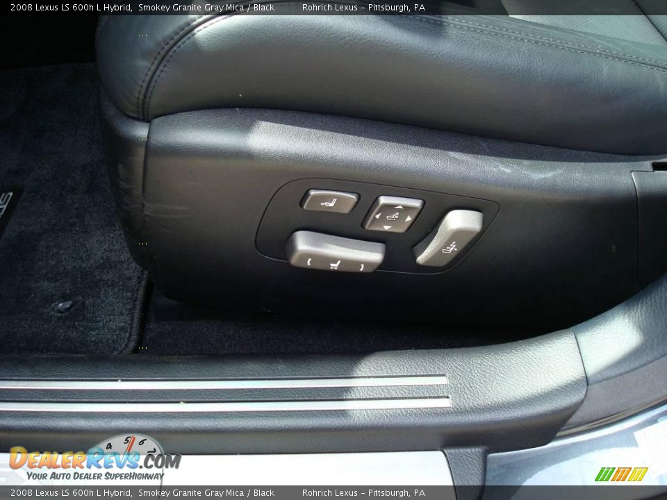 2008 Lexus LS 600h L Hybrid Smokey Granite Gray Mica / Black Photo #12