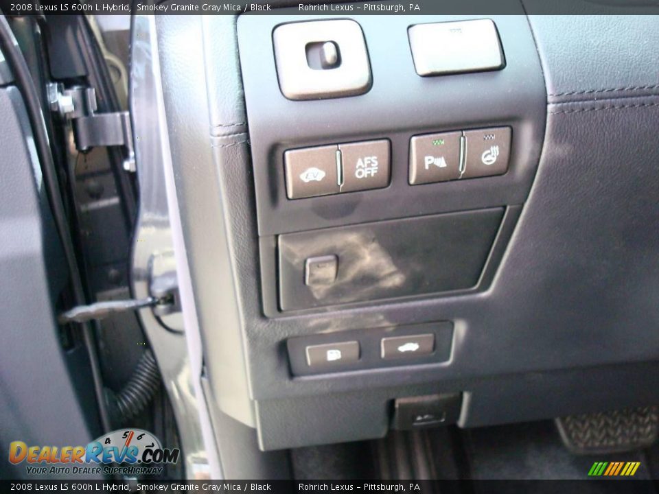 2008 Lexus LS 600h L Hybrid Smokey Granite Gray Mica / Black Photo #19