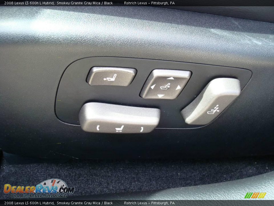 2008 Lexus LS 600h L Hybrid Smokey Granite Gray Mica / Black Photo #20