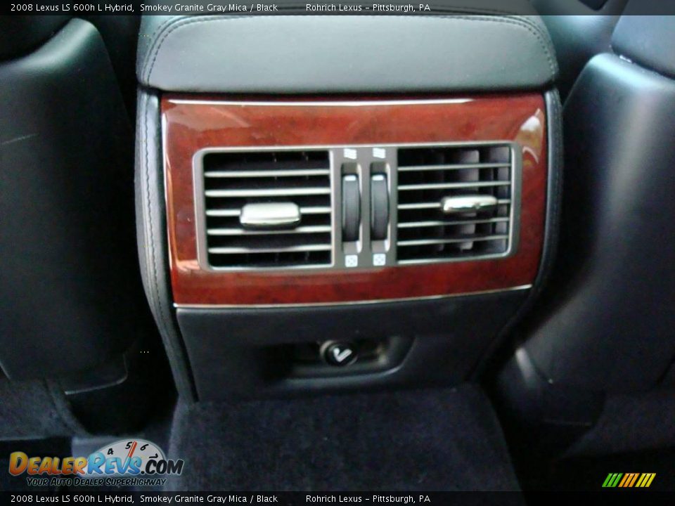 2008 Lexus LS 600h L Hybrid Smokey Granite Gray Mica / Black Photo #22