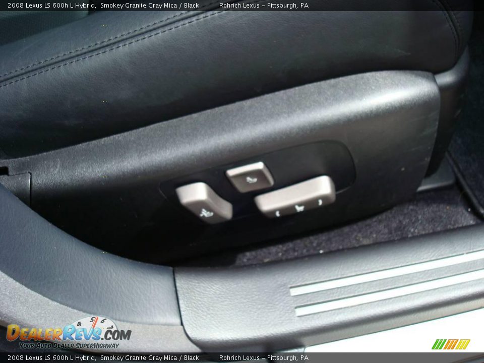 2008 Lexus LS 600h L Hybrid Smokey Granite Gray Mica / Black Photo #24