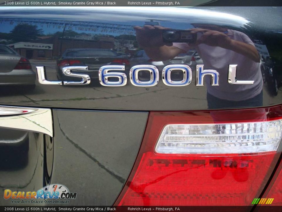 2008 Lexus LS 600h L Hybrid Smokey Granite Gray Mica / Black Photo #28
