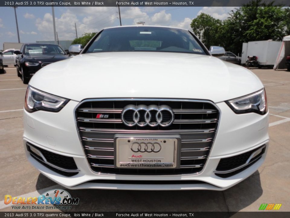 2013 Audi S5 3.0 TFSI quattro Coupe Ibis White / Black Photo #2