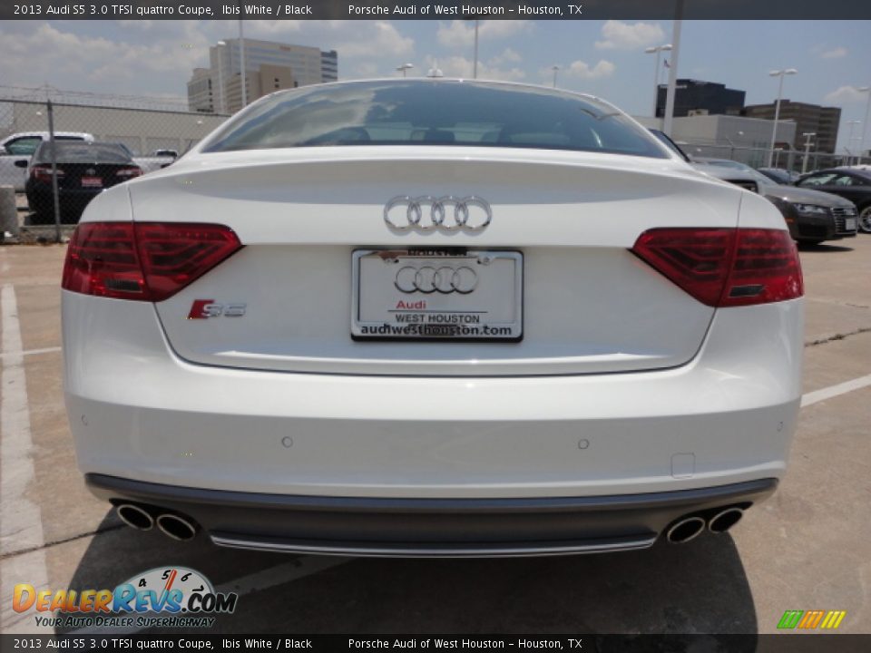 2013 Audi S5 3.0 TFSI quattro Coupe Ibis White / Black Photo #4