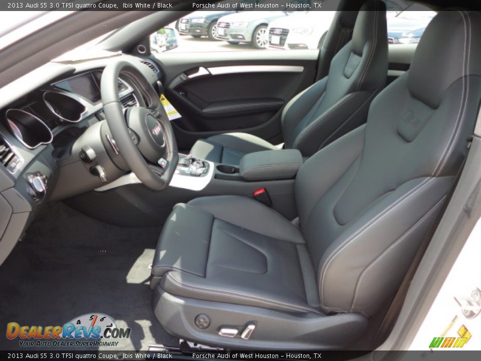 Black Interior - 2013 Audi S5 3.0 TFSI quattro Coupe Photo #6