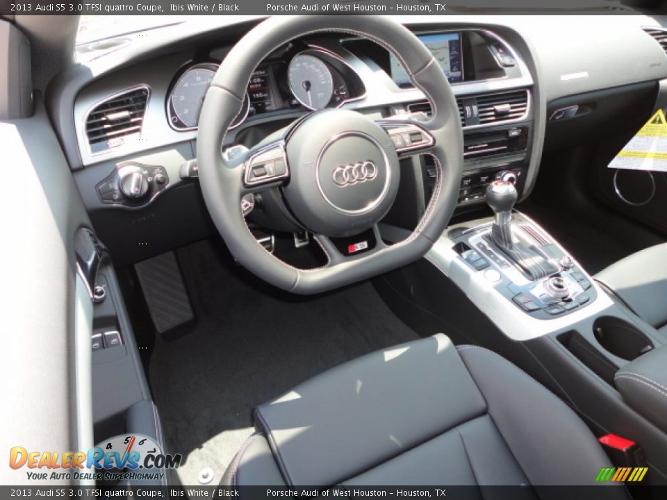 2013 Audi S5 3.0 TFSI quattro Coupe Ibis White / Black Photo #8