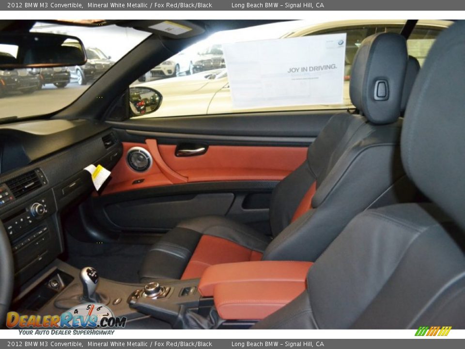 Fox Red/Black/Black Interior - 2012 BMW M3 Convertible Photo #7