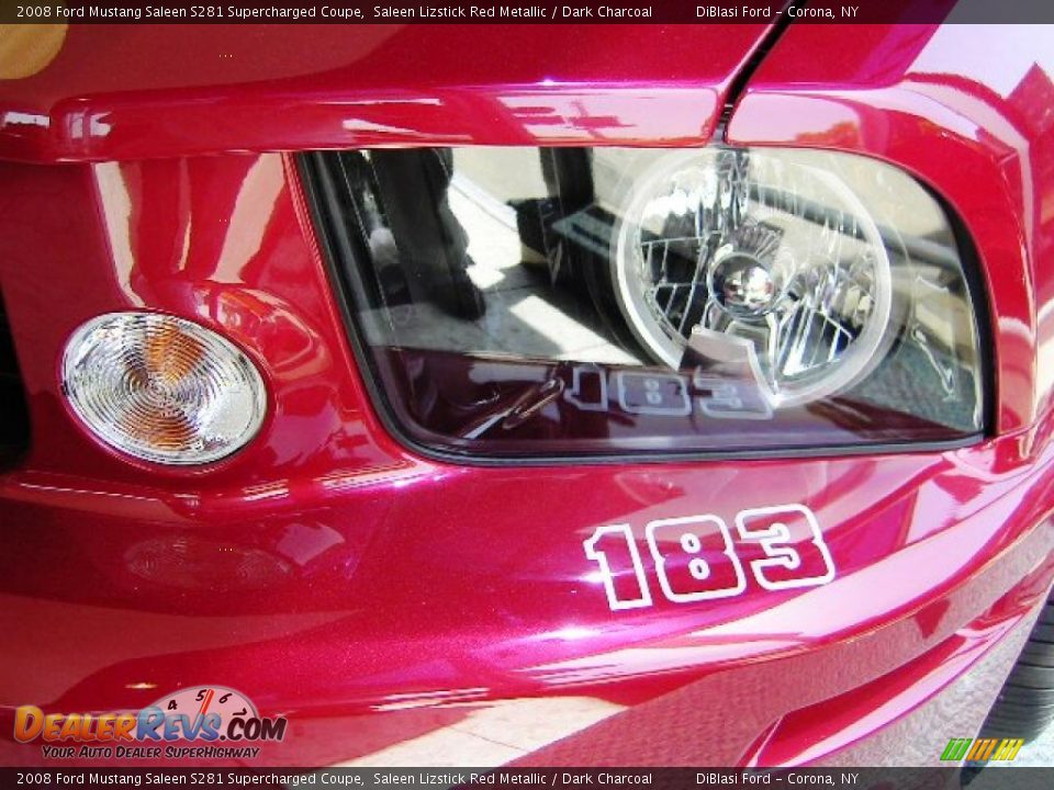 2008 Ford Mustang Saleen S281 Supercharged Coupe Saleen Lizstick Red Metallic / Dark Charcoal Photo #2