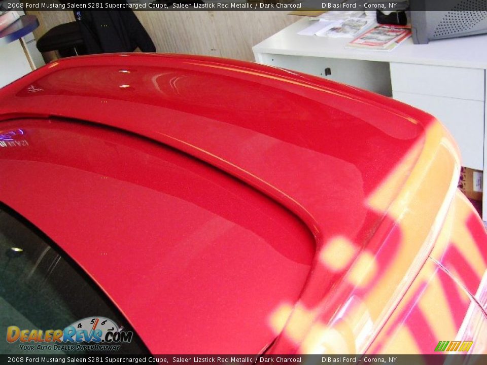 2008 Ford Mustang Saleen S281 Supercharged Coupe Saleen Lizstick Red Metallic / Dark Charcoal Photo #4