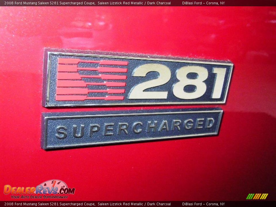 2008 Ford Mustang Saleen S281 Supercharged Coupe Saleen Lizstick Red Metallic / Dark Charcoal Photo #6