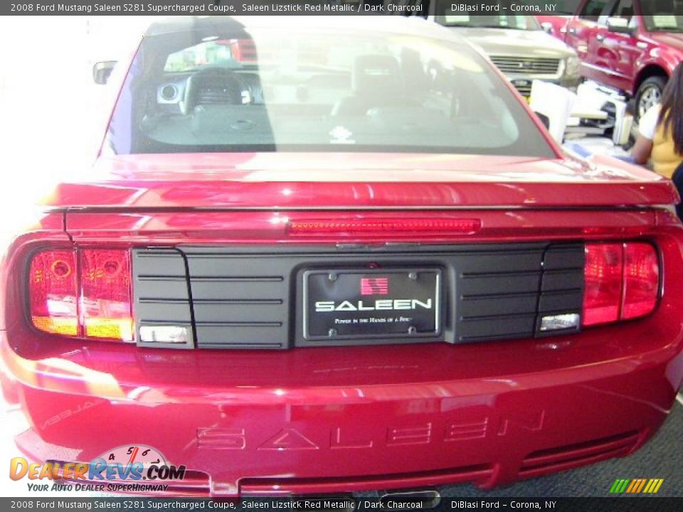 2008 Ford Mustang Saleen S281 Supercharged Coupe Saleen Lizstick Red Metallic / Dark Charcoal Photo #10