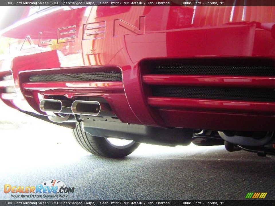 2008 Ford Mustang Saleen S281 Supercharged Coupe Saleen Lizstick Red Metallic / Dark Charcoal Photo #12