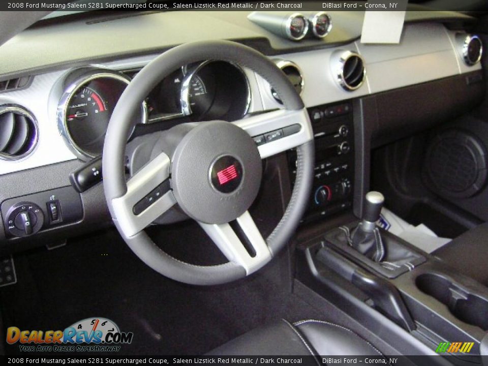 2008 Ford Mustang Saleen S281 Supercharged Coupe Saleen Lizstick Red Metallic / Dark Charcoal Photo #14