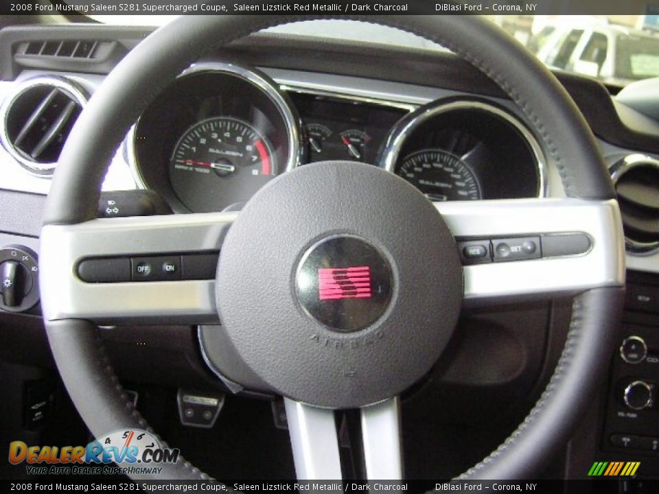 2008 Ford Mustang Saleen S281 Supercharged Coupe Saleen Lizstick Red Metallic / Dark Charcoal Photo #15