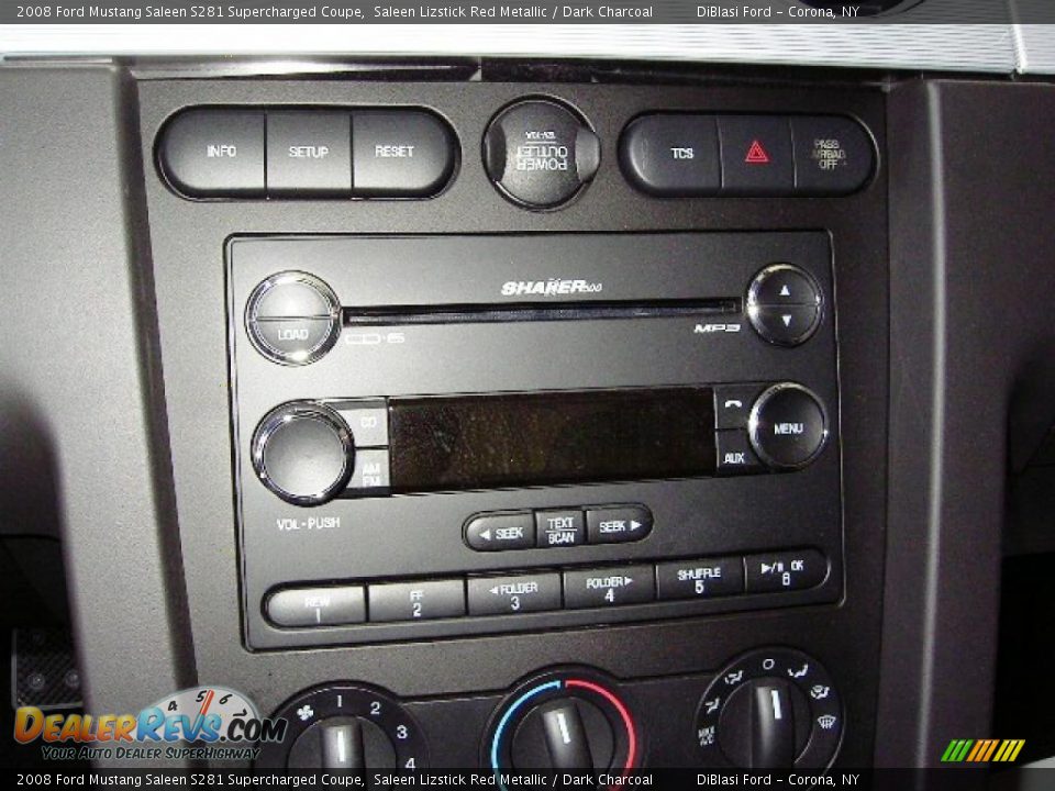 2008 Ford Mustang Saleen S281 Supercharged Coupe Saleen Lizstick Red Metallic / Dark Charcoal Photo #16