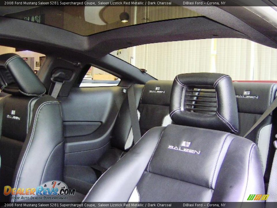 2008 Ford Mustang Saleen S281 Supercharged Coupe Saleen Lizstick Red Metallic / Dark Charcoal Photo #21
