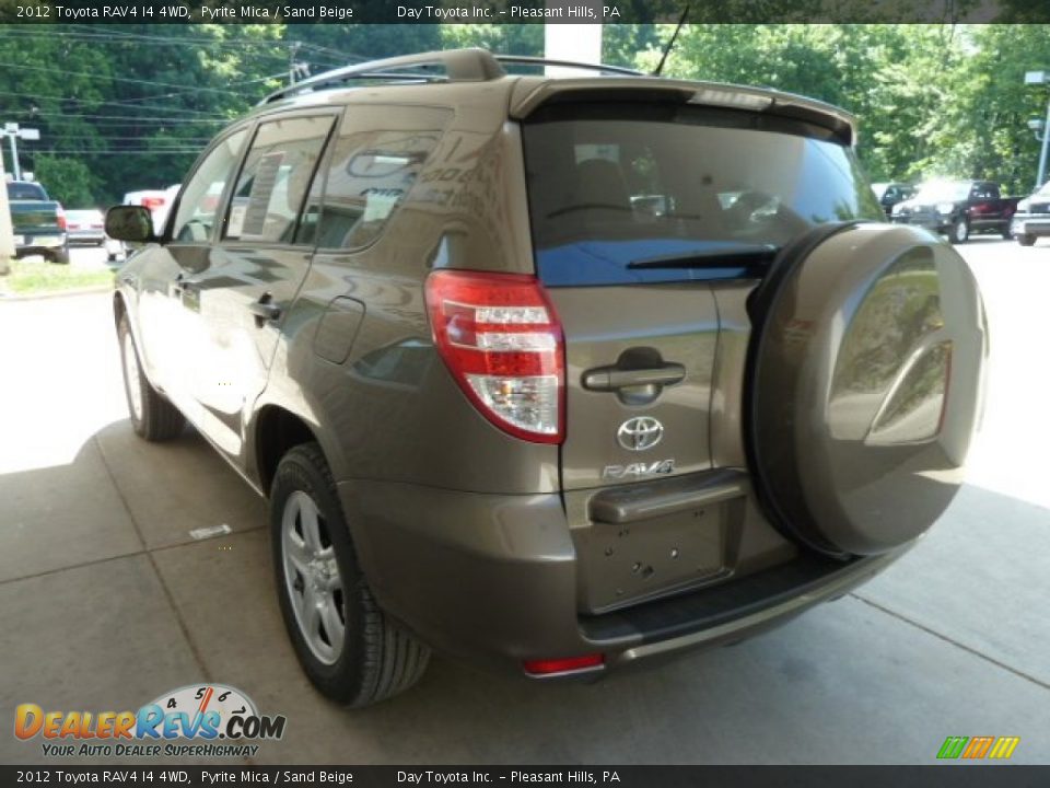 2012 Toyota RAV4 I4 4WD Pyrite Mica / Sand Beige Photo #4