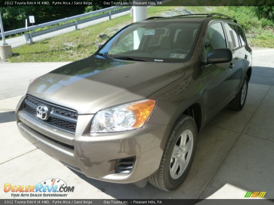 2012 Toyota RAV4 I4 4WD Pyrite Mica / Sand Beige Photo #5