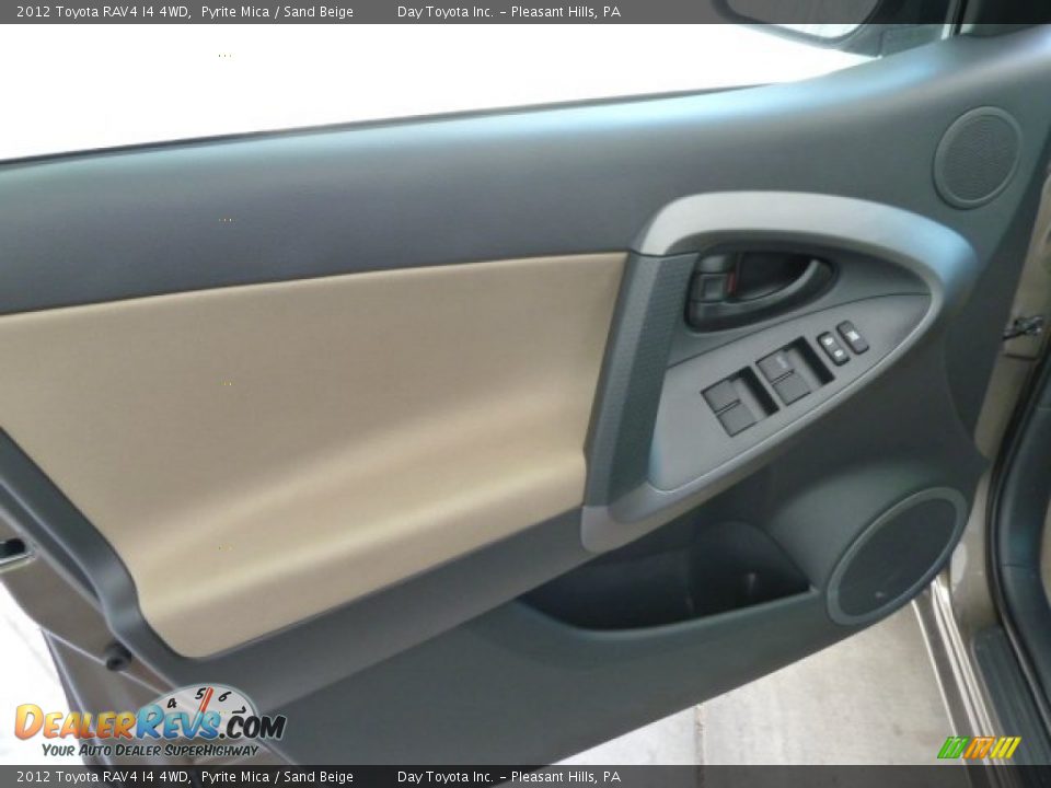 2012 Toyota RAV4 I4 4WD Pyrite Mica / Sand Beige Photo #11