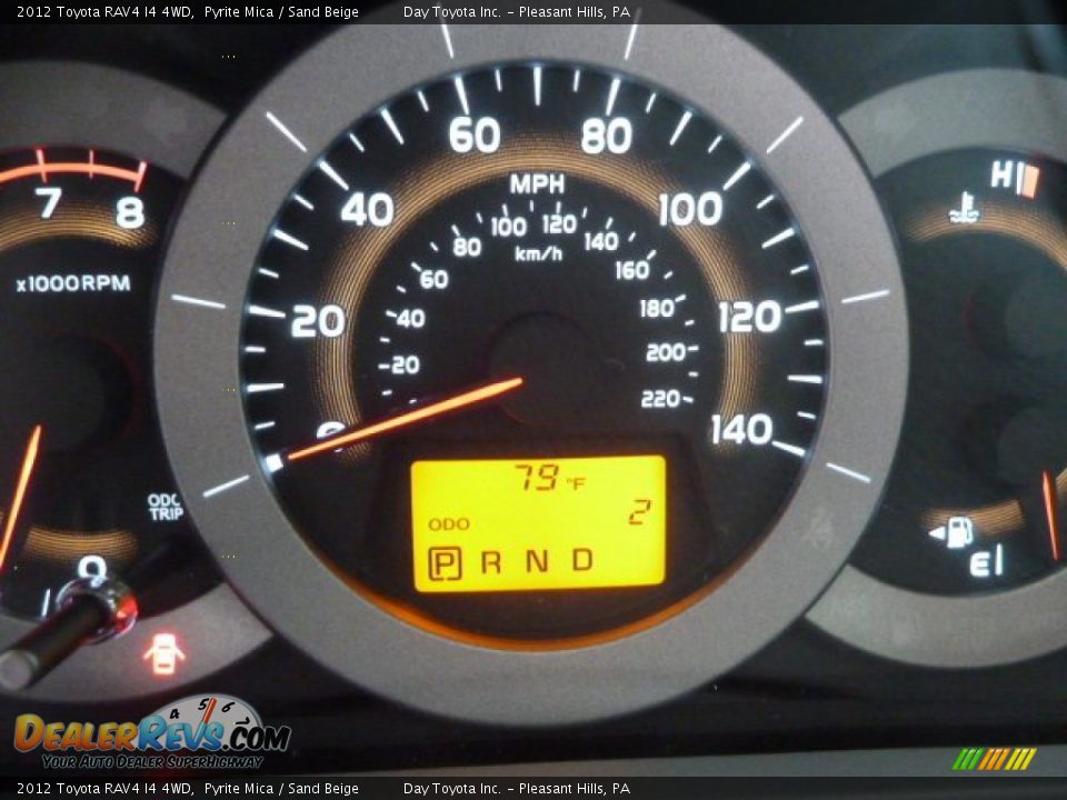 2012 Toyota RAV4 I4 4WD Pyrite Mica / Sand Beige Photo #15