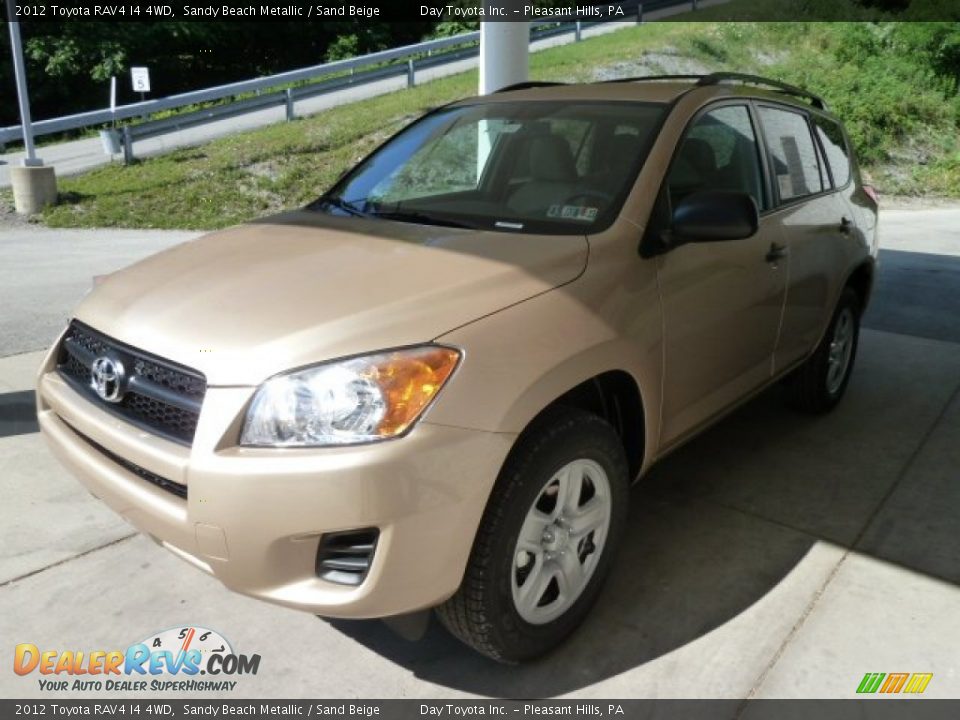 2012 Toyota RAV4 I4 4WD Sandy Beach Metallic / Sand Beige Photo #5