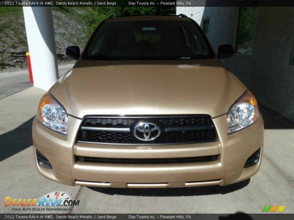2012 Toyota RAV4 I4 4WD Sandy Beach Metallic / Sand Beige Photo #6