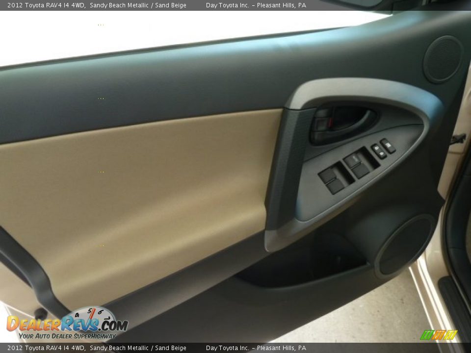2012 Toyota RAV4 I4 4WD Sandy Beach Metallic / Sand Beige Photo #11
