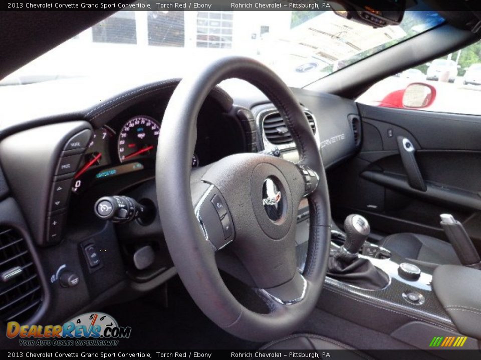 2013 Chevrolet Corvette Grand Sport Convertible Steering Wheel Photo #14