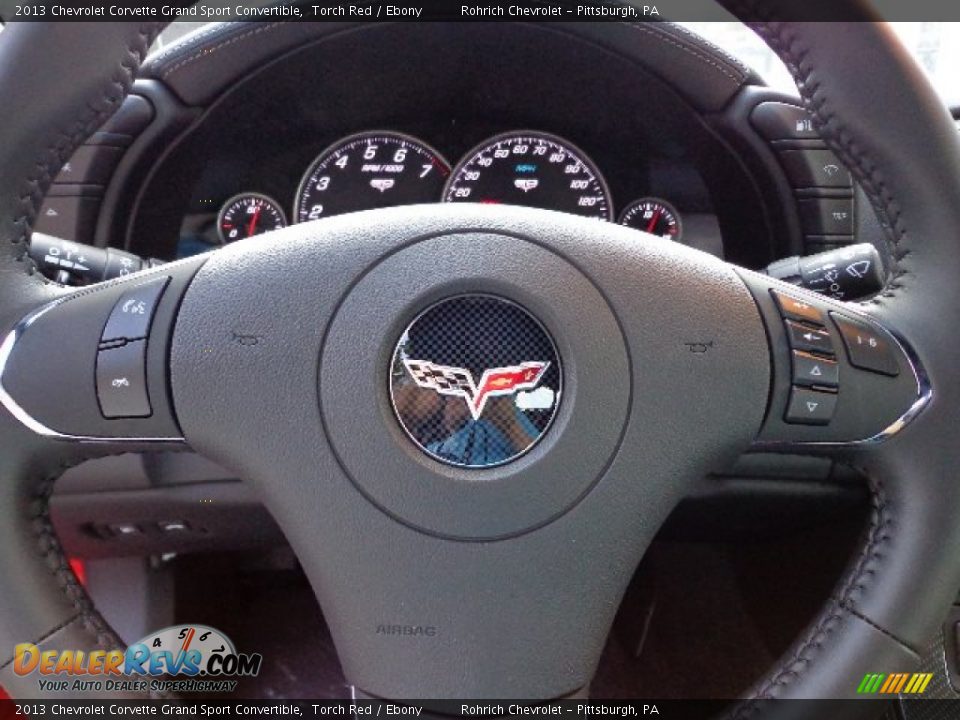 2013 Chevrolet Corvette Grand Sport Convertible Steering Wheel Photo #18
