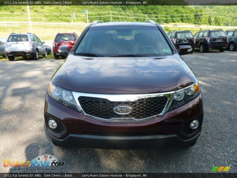 2011 Kia Sorento EX AWD Dark Cherry / Black Photo #2