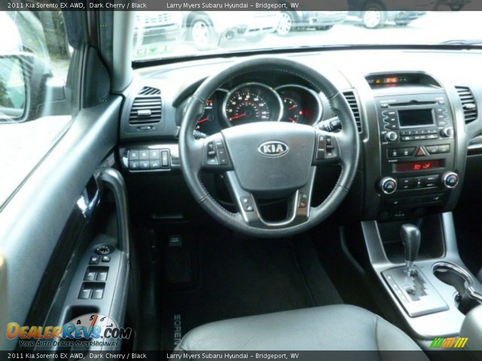 2011 Kia Sorento EX AWD Dark Cherry / Black Photo #14