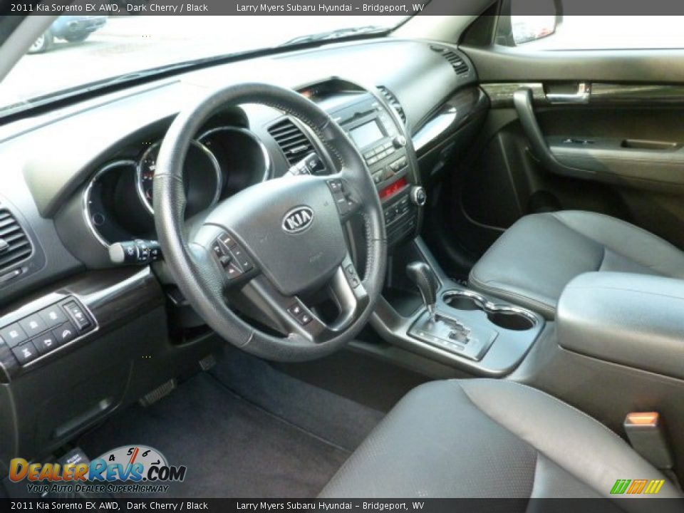 2011 Kia Sorento EX AWD Dark Cherry / Black Photo #16