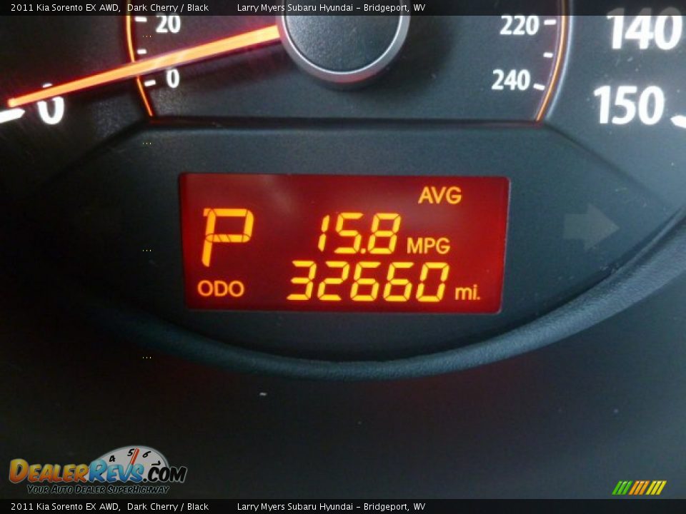 2011 Kia Sorento EX AWD Dark Cherry / Black Photo #20